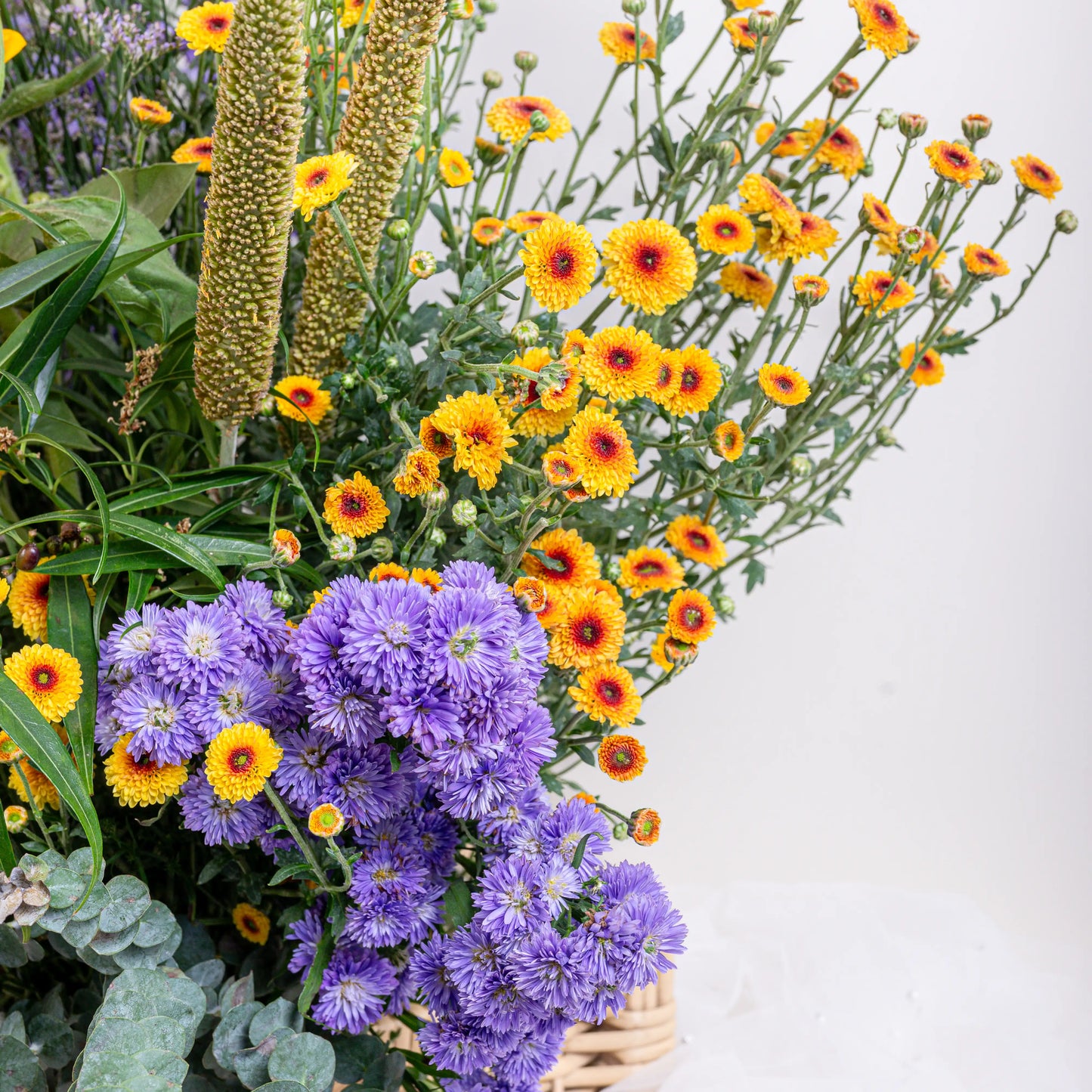 basket sunflower