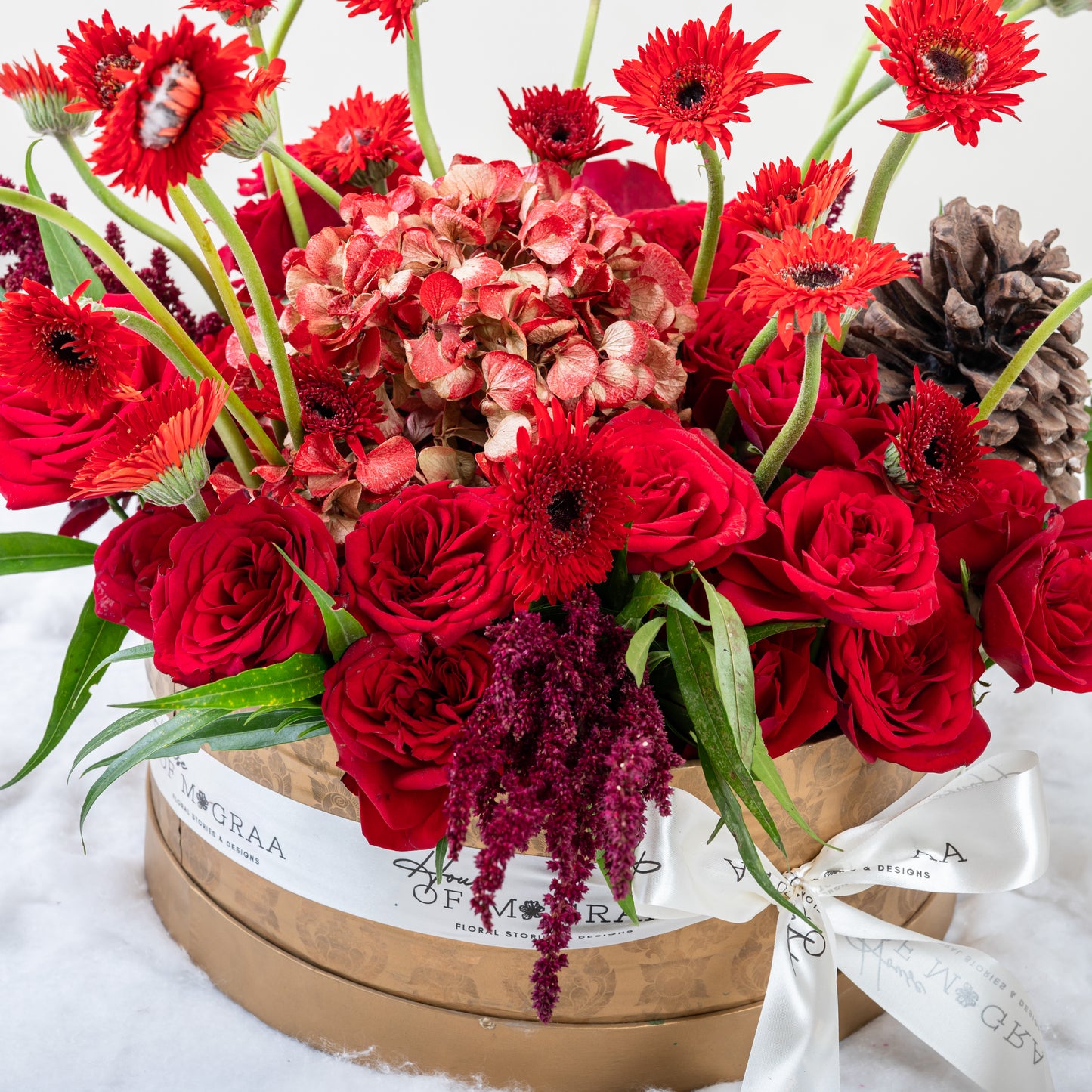 red round rose