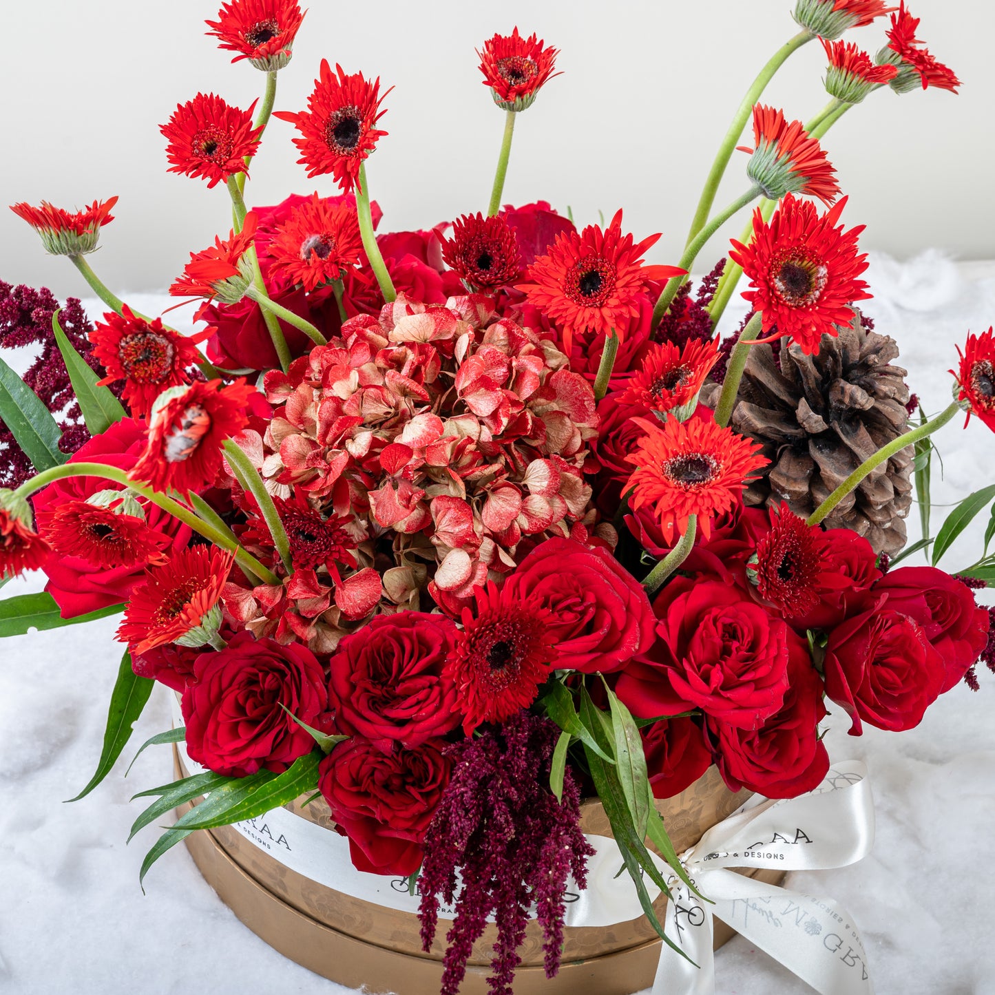 red round rose