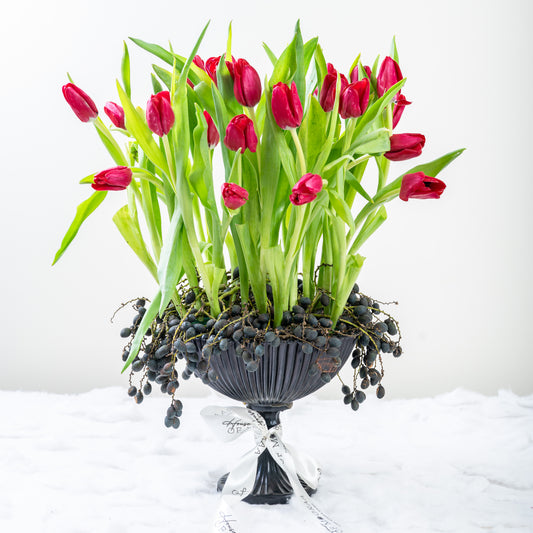 red tulips