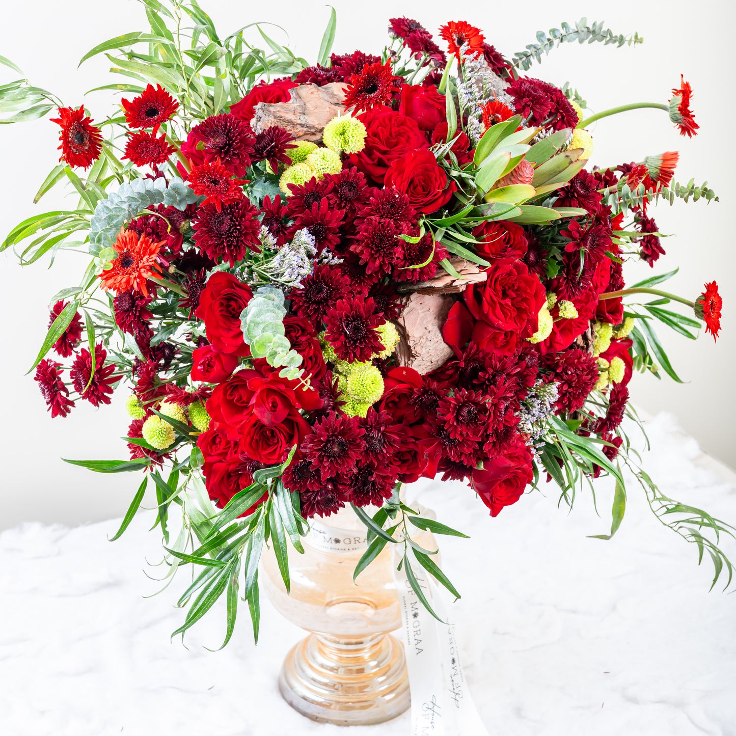 christmas pot glass